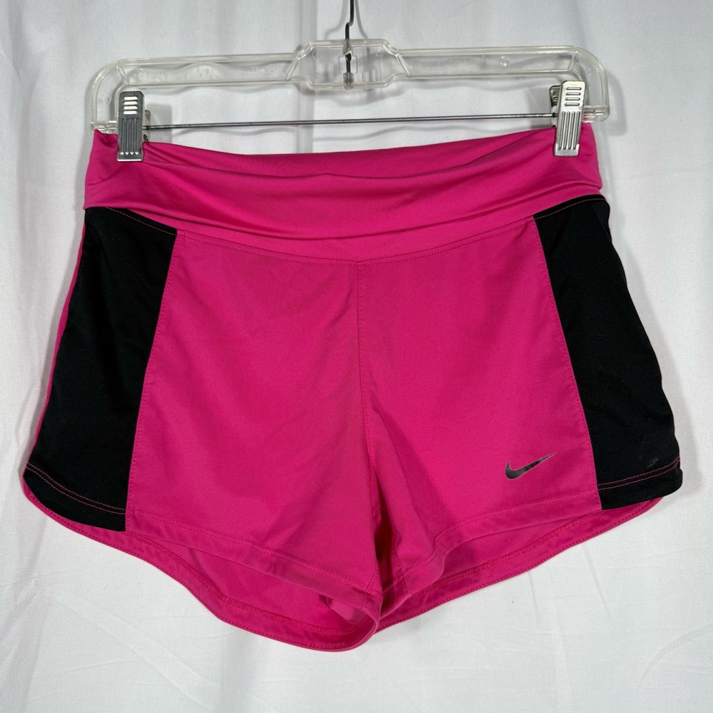 Nike Women's Athletic Shorts in Pink and Black